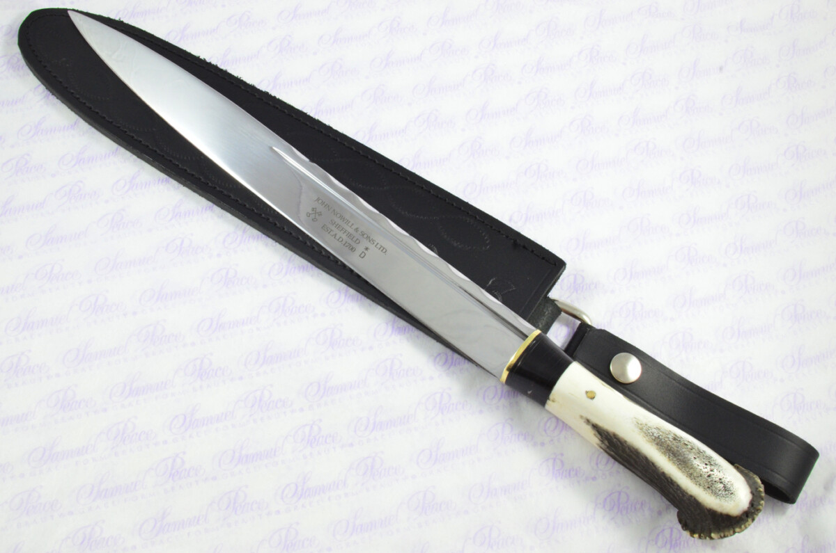 Genuine Authentic J Nowill & Sons Stag and Buffalo Scottish Dirk Sheffield England