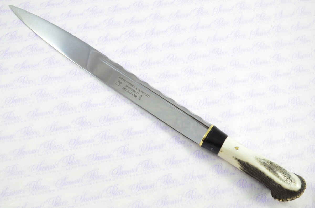 Genuine Authentic J Nowill & Sons Stag and Buffalo Scottish Dirk Sheffield England - Image 2