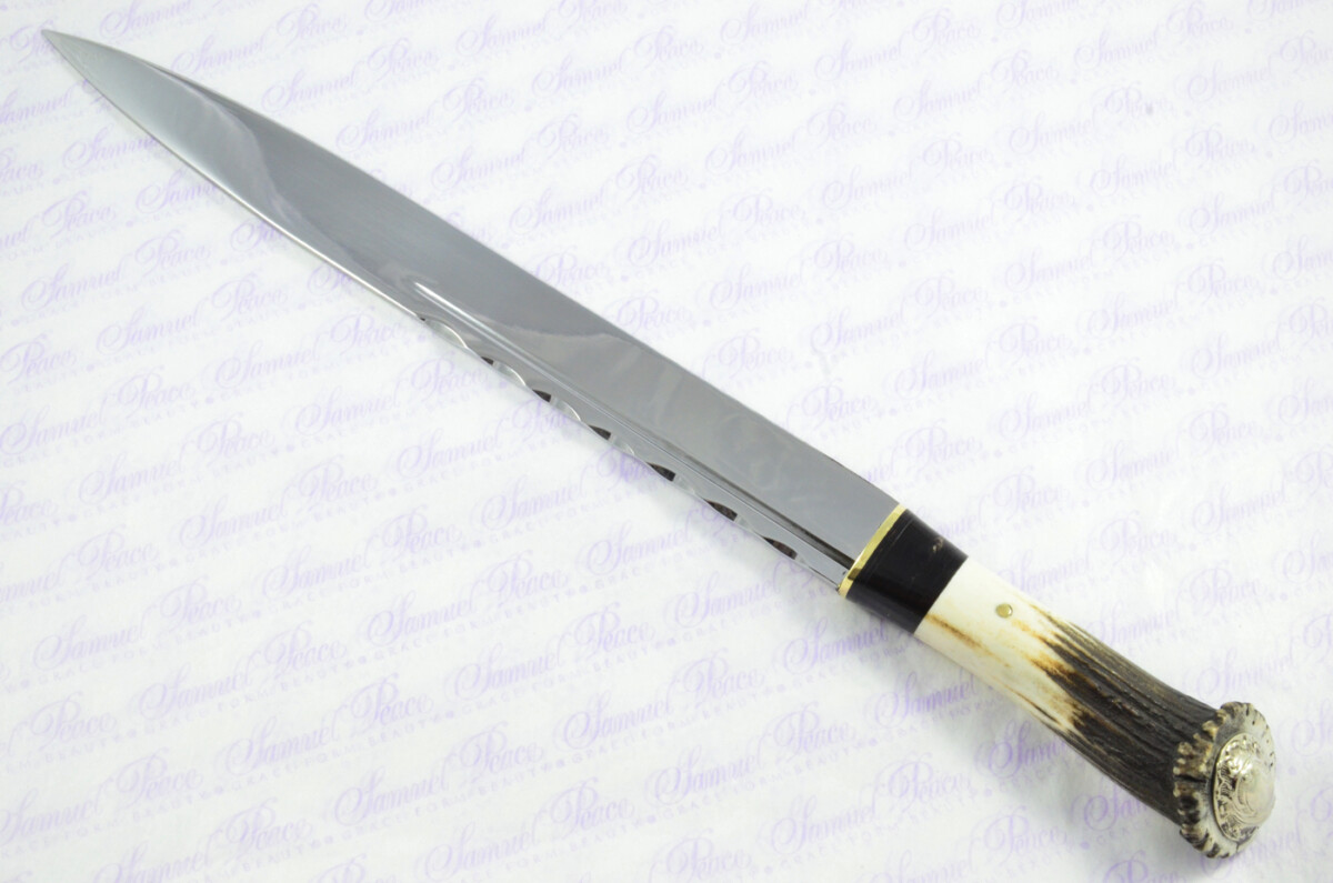 Genuine Authentic J Nowill & Sons Stag and Buffalo Scottish Dirk Sheffield England - Image 7