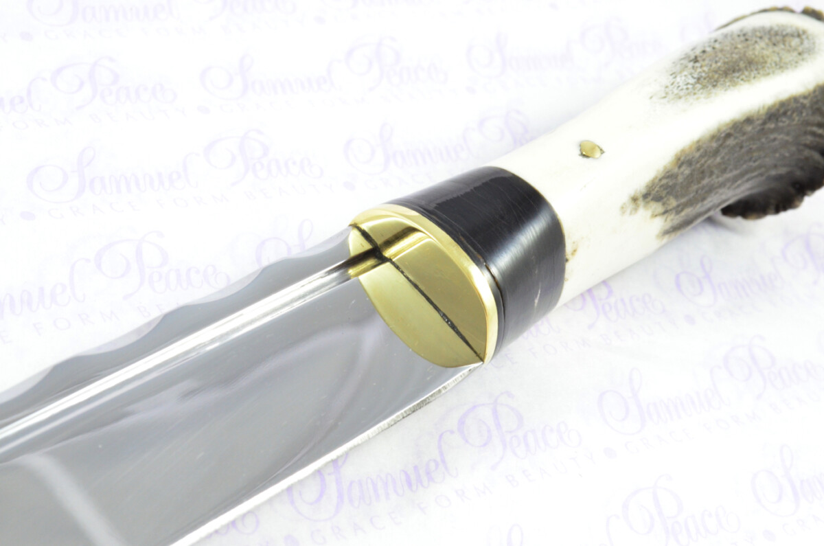 Genuine Authentic J Nowill & Sons Stag and Buffalo Scottish Dirk Sheffield England - Image 9