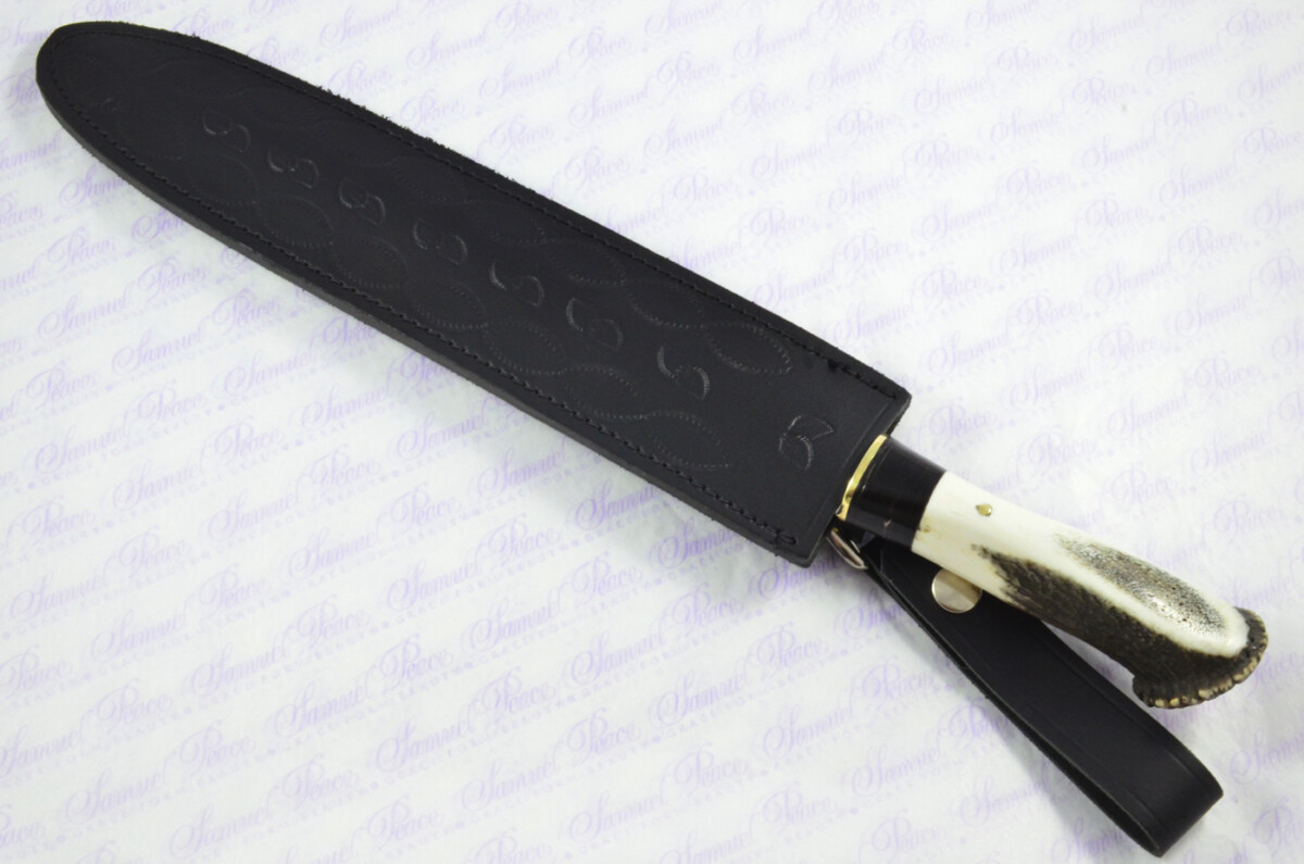 Genuine Authentic J Nowill & Sons Stag and Buffalo Scottish Dirk Sheffield England - Image 10