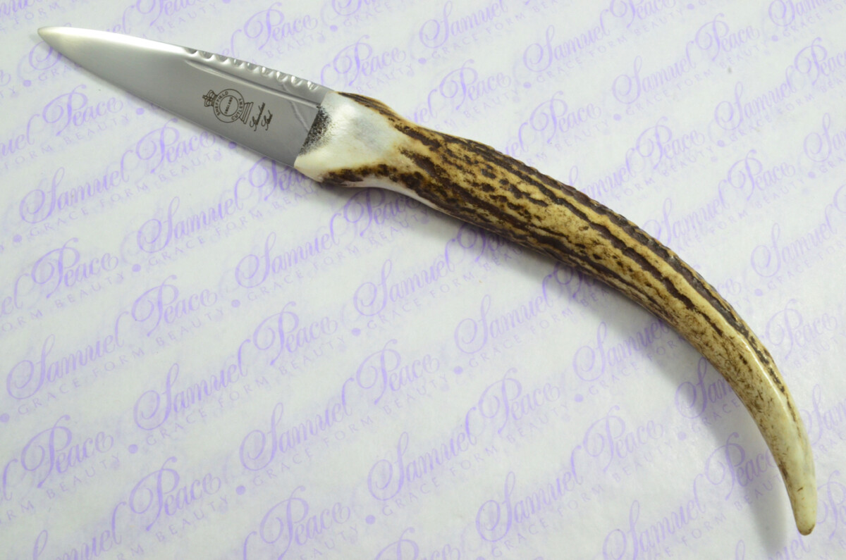 A Genuine Tyne Point Stainless Steel Stag Horn Antler Handle Sgian Dubh Sheffield England - Image 2