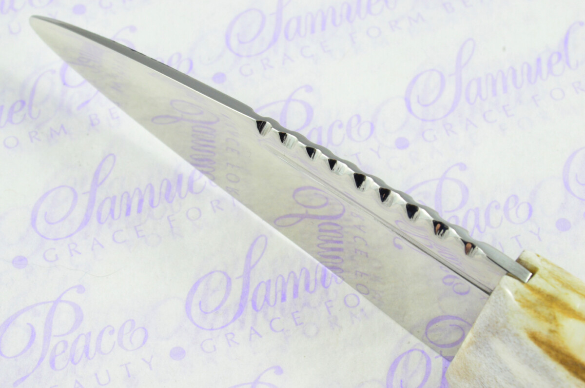 A Natural Genuine Carbon Steel Stag Horn Antler Handle Sgian Dubh Sheffield England - Image 7