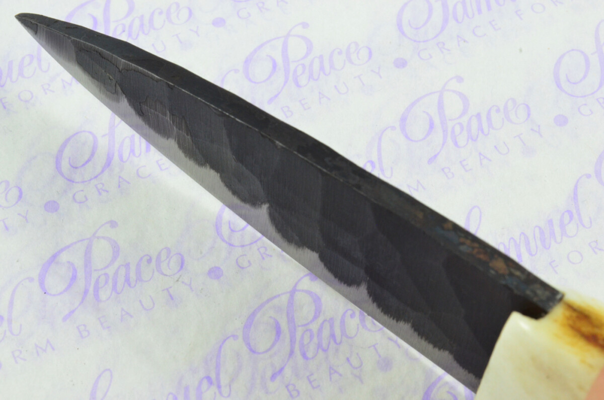A Genuine Natural Hand Forged Carbon Steel Stag Horn Antler Handle Sgian Dubh Sheffield England - Image 7