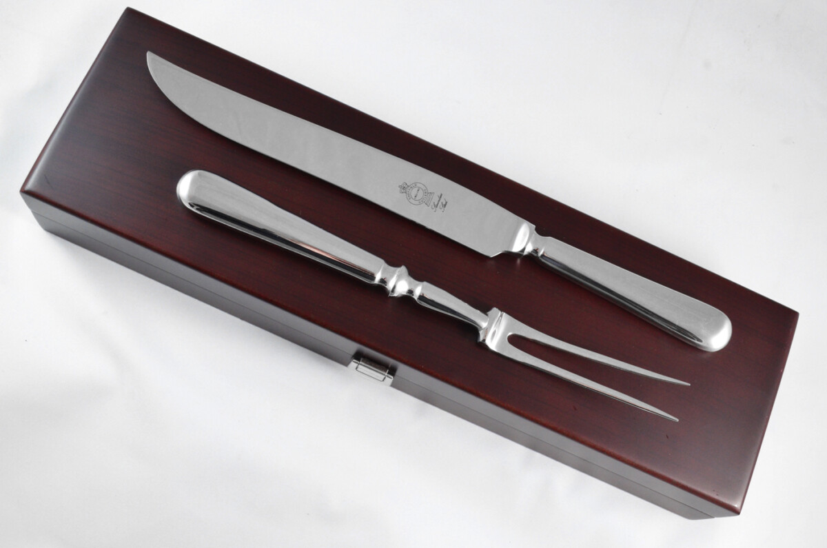 Baguette Stainless Steel 2 Piece Carving Set Cased Made In Sheffield England - Image 9