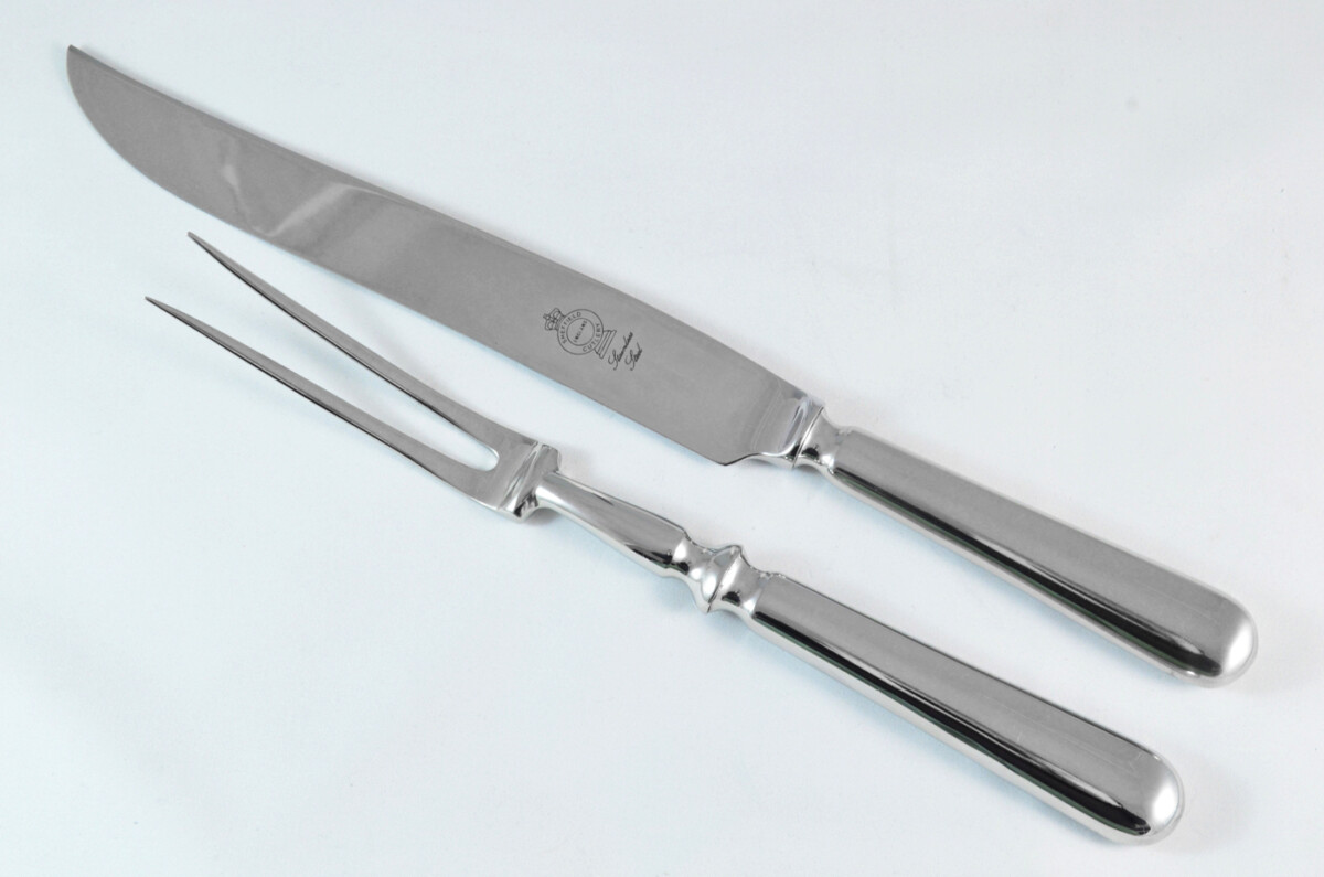 Baguette Stainless Steel 2 Piece Carving Set Cased Made In Sheffield England - Image 2