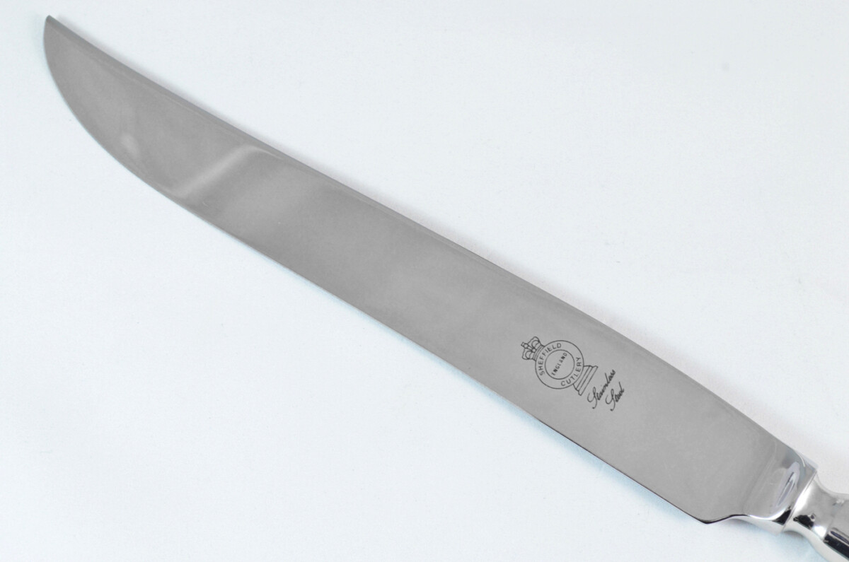 Baguette Stainless Steel 2 Piece Carving Set Cased Made In Sheffield England - Image 5