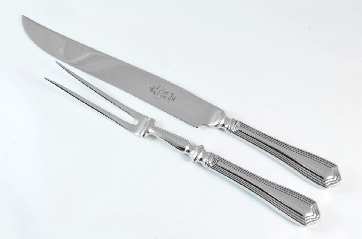 Chester Stainless Steel 2 Piece Carving Set Cased Made In Sheffield England - Image 2