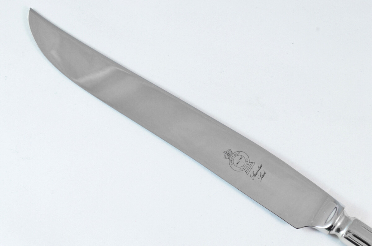 Dubarry Stainless Steel 2 Piece Carving Set Cased Made In Sheffield England - Image 6
