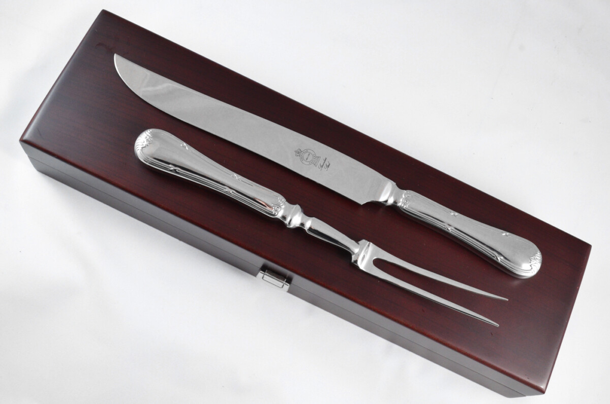 Empire Stainless Steel 2 Piece Carving Set Cased Made In Sheffield England - Image 9