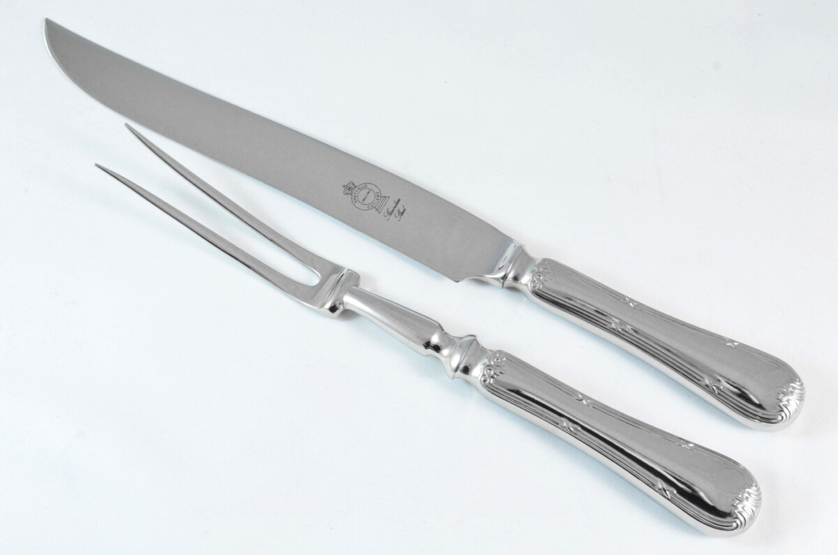Empire Stainless Steel 2 Piece Carving Set Cased Made In Sheffield England - Image 2