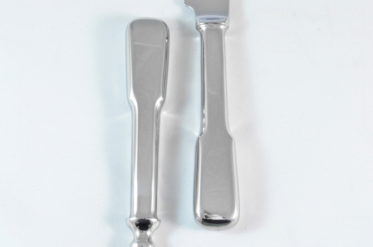 Old English Fiddle Stainless Steel 2 Piece Carving Set Cased Made In Sheffield England - Image 4