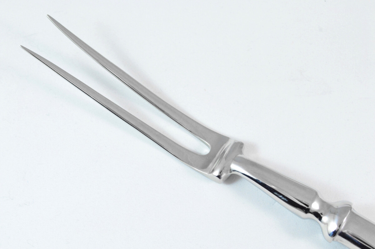 Old English Fiddle Stainless Steel 2 Piece Carving Set Cased Made In Sheffield England - Image 7