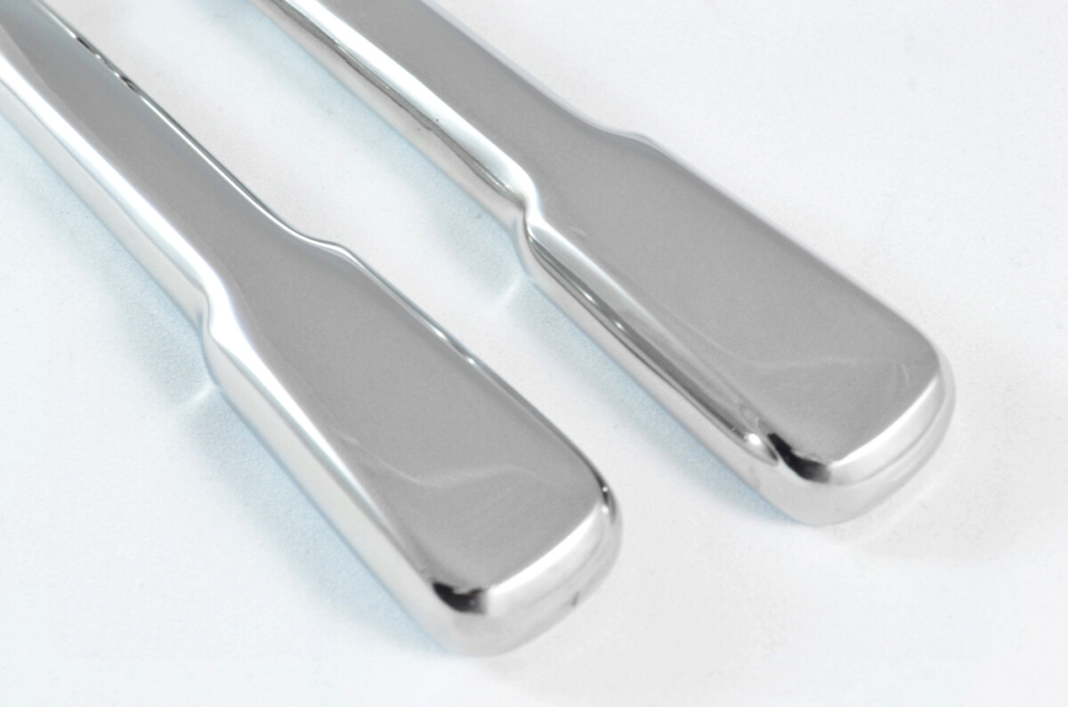 Old English Fiddle Stainless Steel 2 Piece Carving Set Cased Made In Sheffield England - Image 8