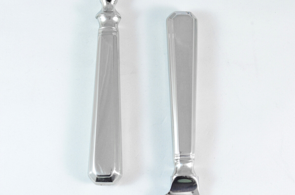 Grecian Stainless Steel 2 Piece Carving Set Cased Made In Sheffield England - Image 4