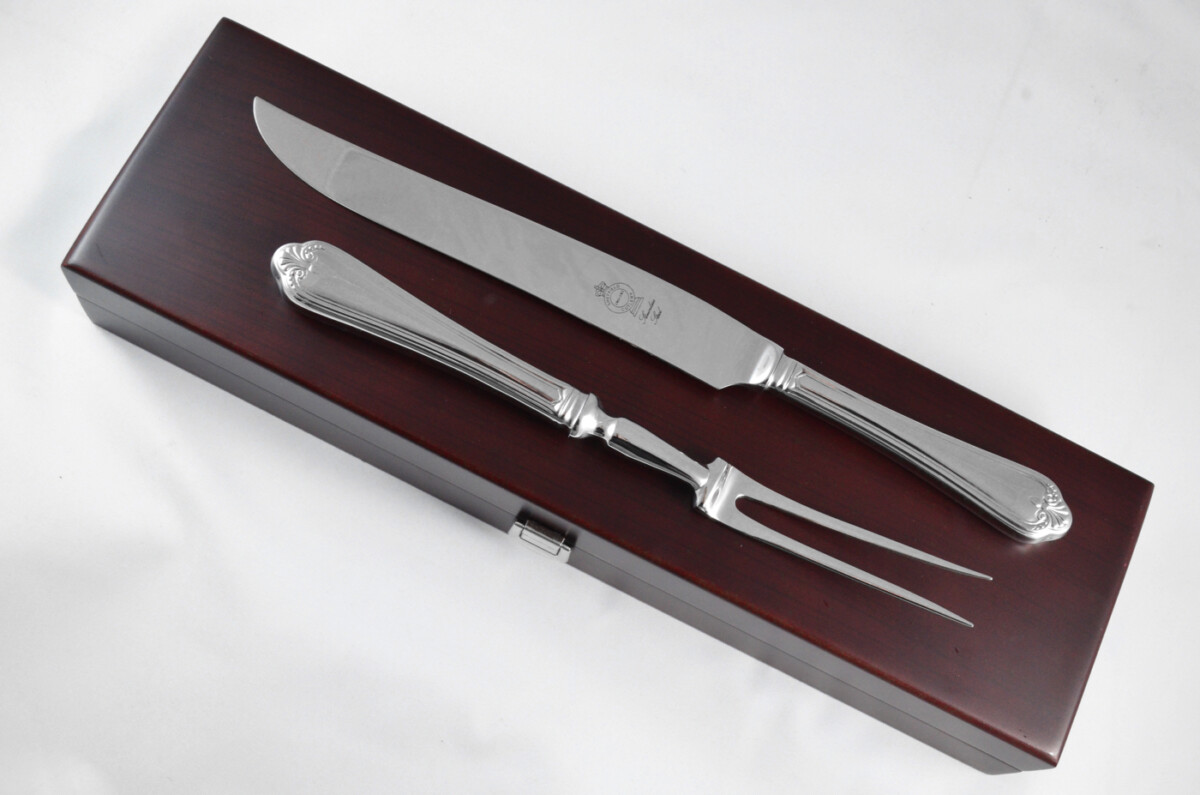 Jesmond Stainless Steel 2 Piece Carving Set Cased Made In Sheffield England - Image 9