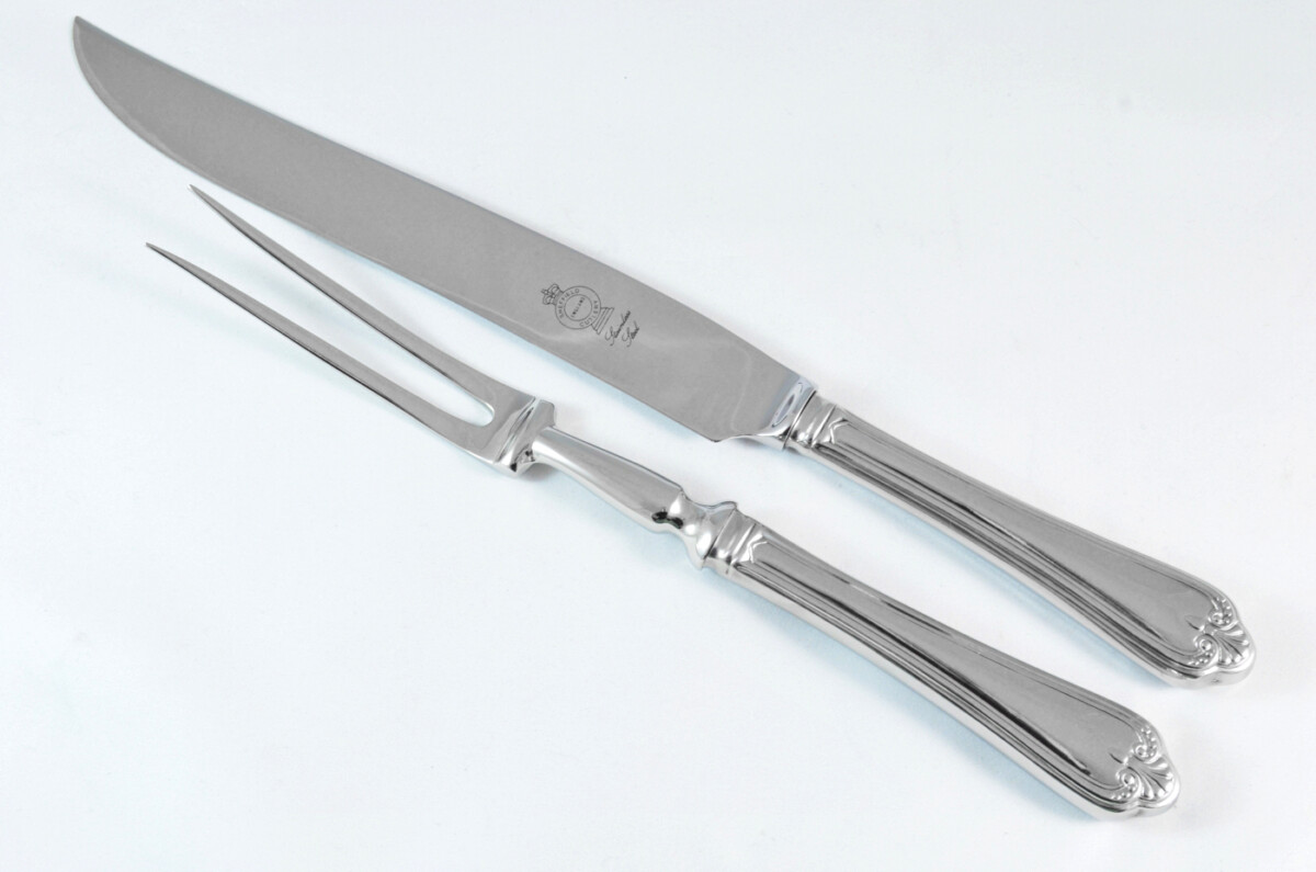 Jesmond Stainless Steel 2 Piece Carving Set Cased Made In Sheffield England - Image 2