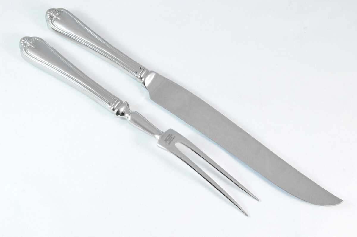 Jesmond Stainless Steel 2 Piece Carving Set Cased Made In Sheffield England - Image 3