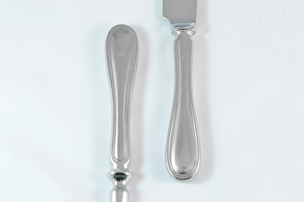 Old English Thread Stainless Steel 2 Piece Carving Set Cased Made In Sheffield England - Image 4