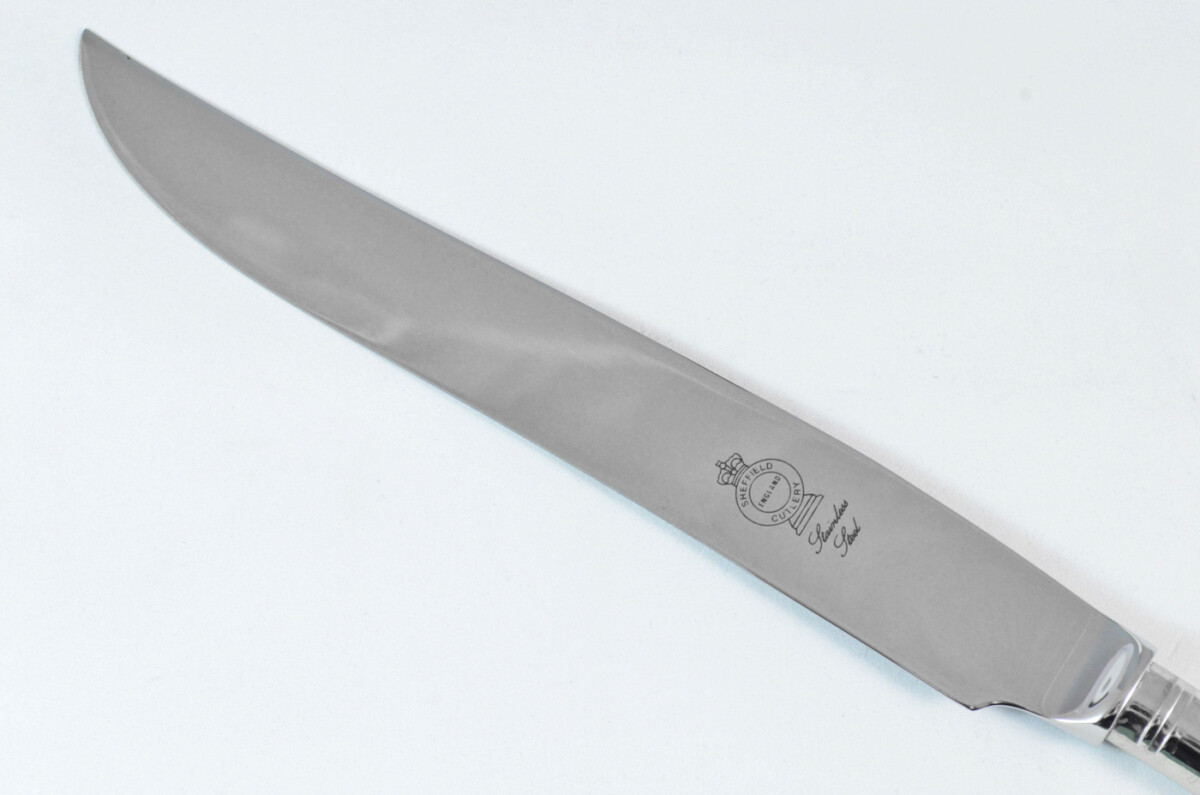 Rattail Stainless Steel 2 Piece Carving Set Cased Made In Sheffield England - Image 7