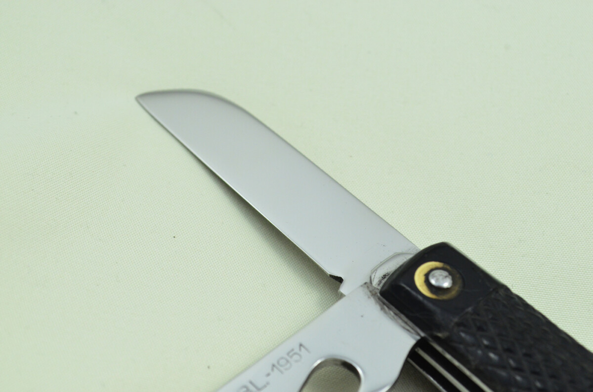 Antique British WWII Army Issue Jack Knife Maker ABL Made in Sheffield England 1951 - Image 5