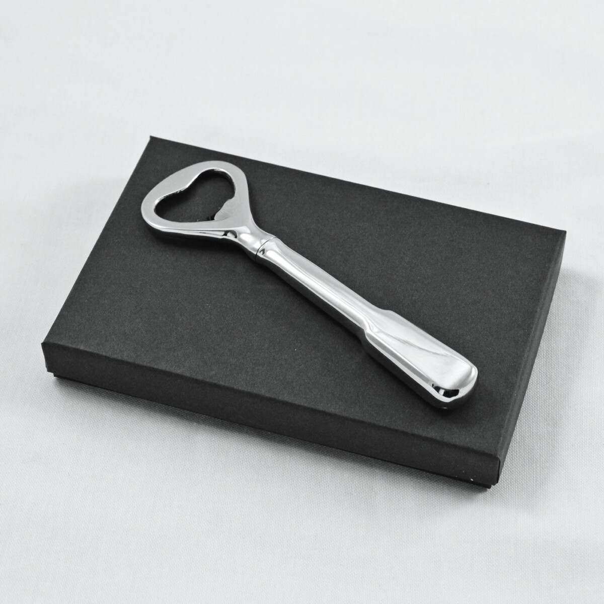 A Fiddle Pattern Stainless Steel Bottle Opener Gift Boxed