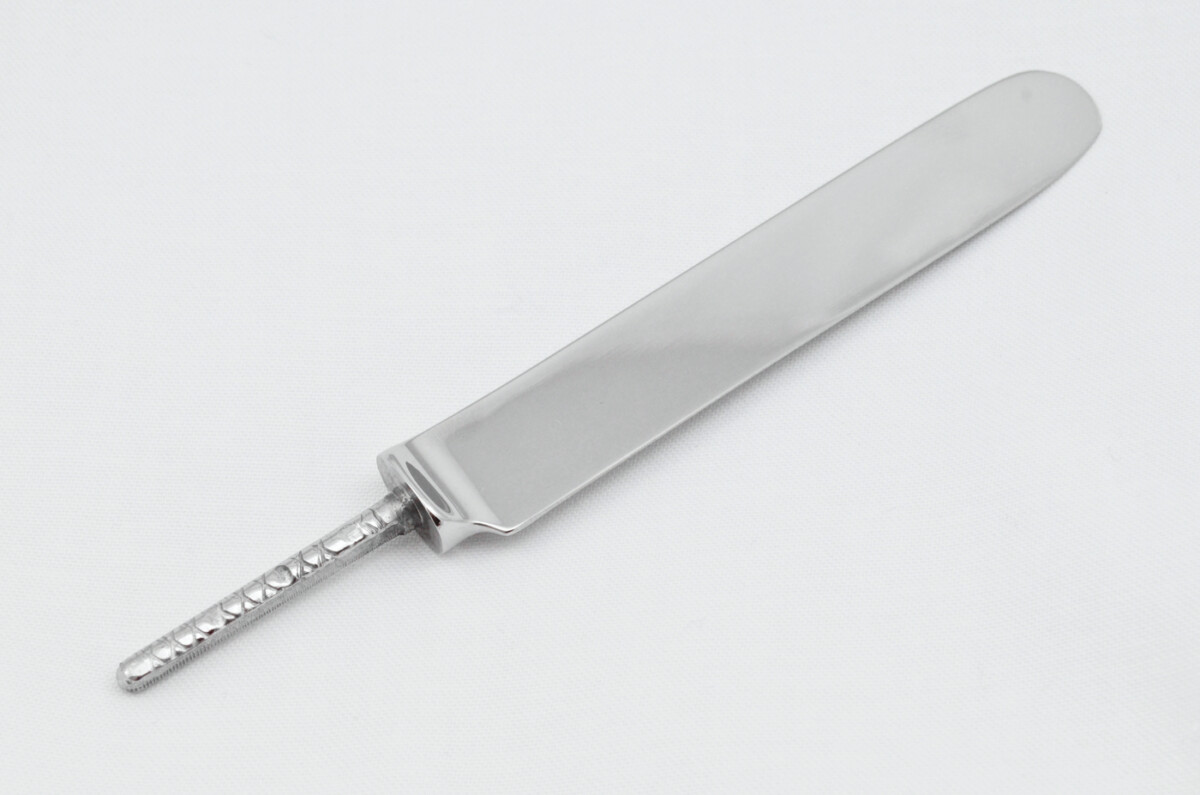 Sheffield Made Stainless Steel Dessert Knife Blade - Parallel Design - Image 2