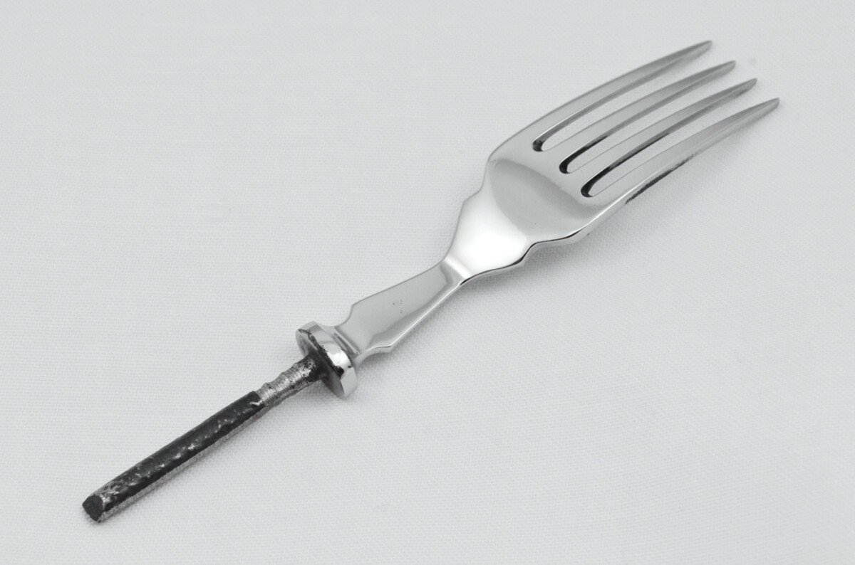 Sheffield Made Stainless Steel Fish Fork - Image 3