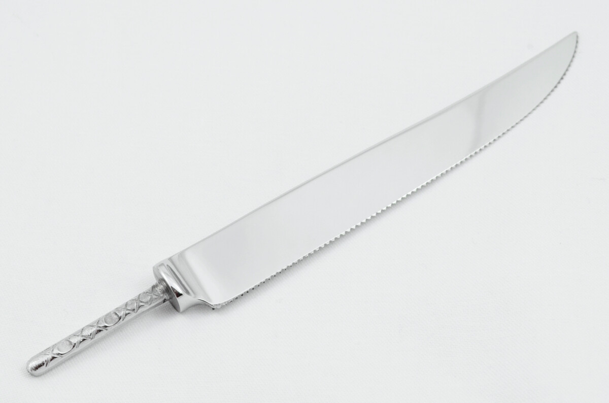 Sheffield Made Stainless Steel Cake Knife Blade - Serrated - Image 3