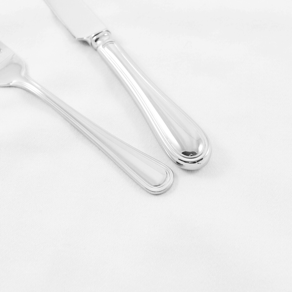 An Old English Thread Pattern Stainless Steel Three Piece Child Set Made In Sheffield - Free Engraving - Image 3