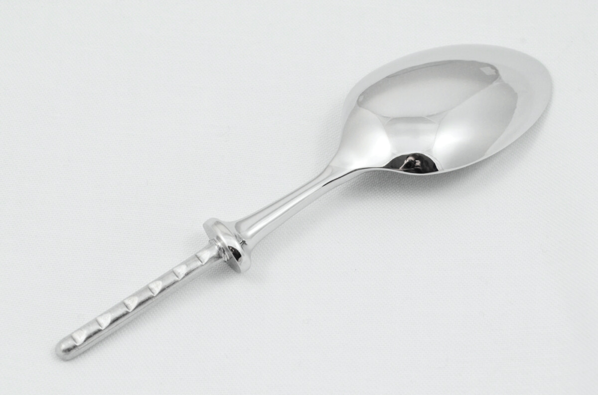 Sheffield Made Stainless Steel Dessert Spoon Head Piece - Image 3
