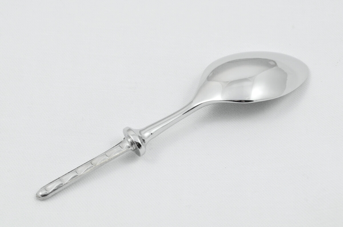 Sheffield Made Stainless Steel Tea Spoon Head Piece - Image 3