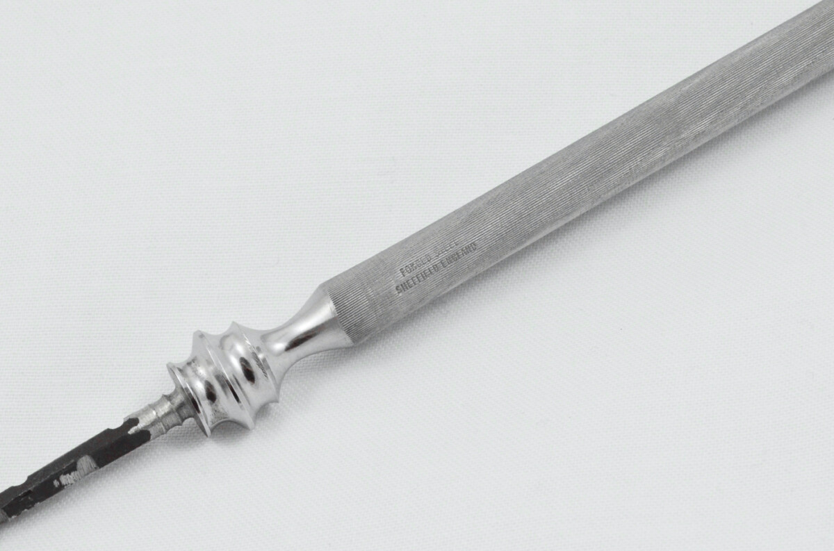 Sheffield Made Stainless Steel Carving Steel - Egg Waterloo Bolster - Image 2
