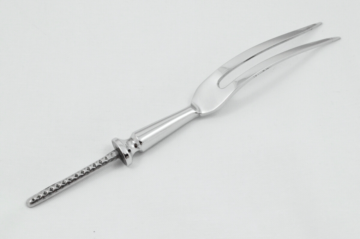 Sheffield Made Stainless Steel 2 Prong Carving Fork - Image 3