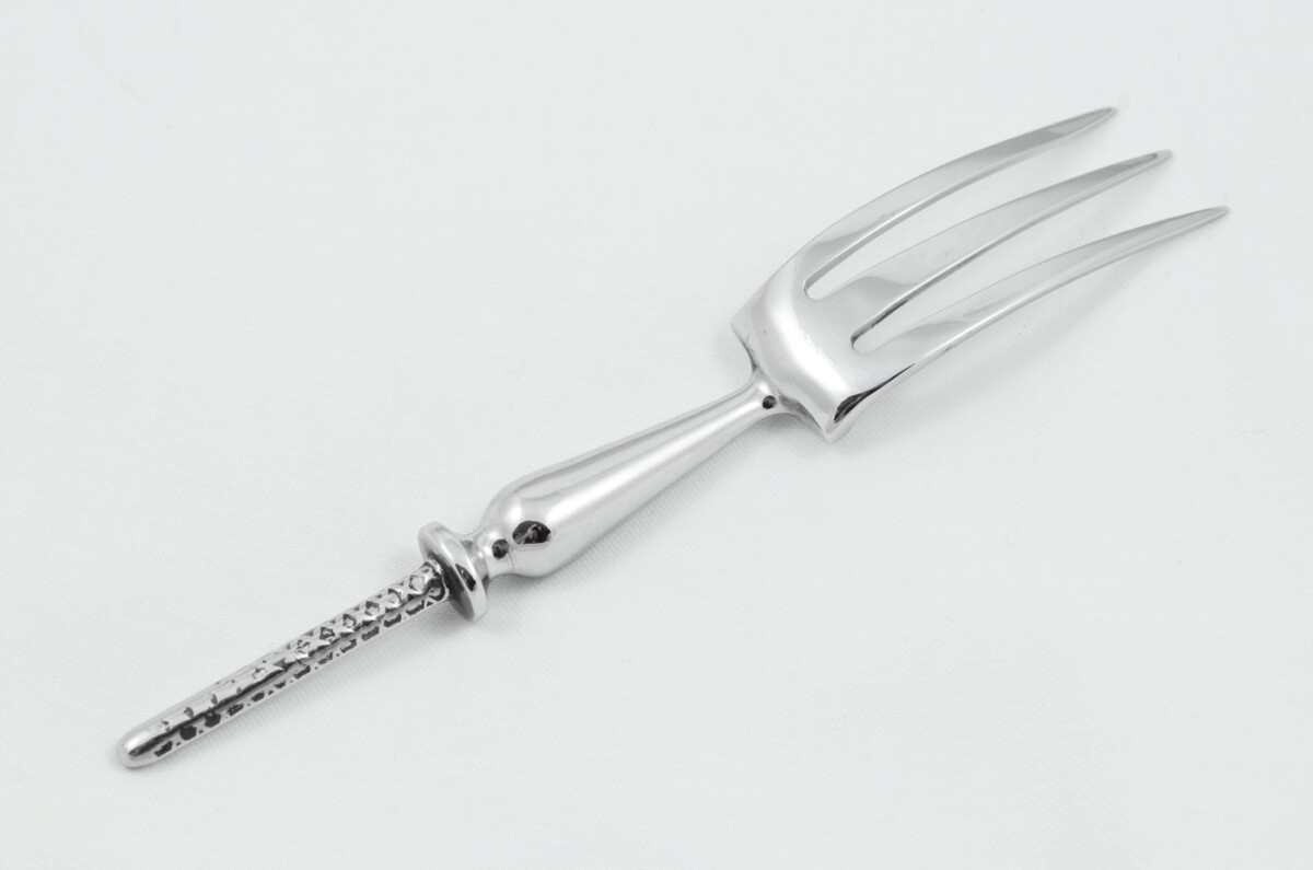 Sheffield Made Stainless Steel French 3 Prong Carving Fork - Image 3