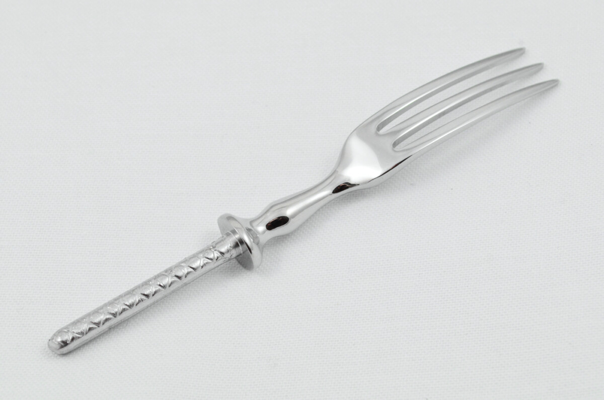 Sheffield Made Stainless Steel Tea Fork - Image 3