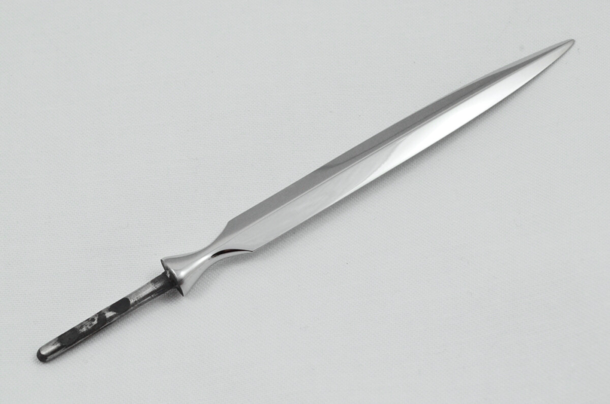 Sheffield Made Stainless Steel Diamond Letter Opener Blade - Image 2