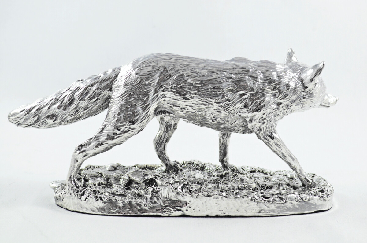 Fantastic Sterling Silver Electroformed  Fox Hallmarked 2024 Made In Sheffield England - Image 3