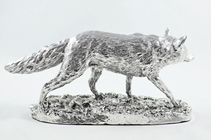 Fantastic Sterling Silver Electroformed  Fox Hallmarked 2024 Made In Sheffield England - Image 3
