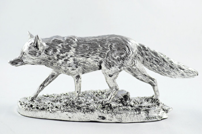 Fantastic Sterling Silver Electroformed  Fox Hallmarked 2024 Made In Sheffield England - Image 4