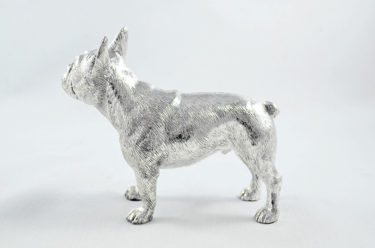 Fantastic Sterling Silver Electroformed French Bulldog Hallmarked 2024 Made In Sheffield England - Image 6