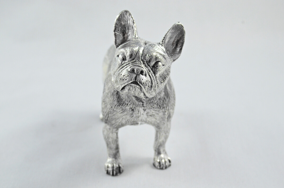 Fantastic Sterling Silver Electroformed French Bulldog Hallmarked 2024 Made In Sheffield England - Image 4