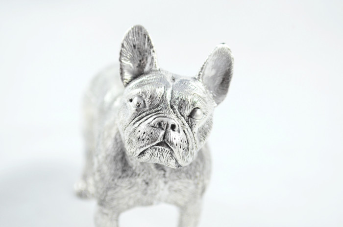 Fantastic Sterling Silver Electroformed French Bulldog Hallmarked 2024 Made In Sheffield England - Image 2