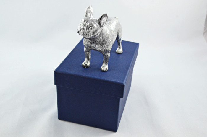 Fantastic Sterling Silver Electroformed French Bulldog Hallmarked 2024 Made In Sheffield England