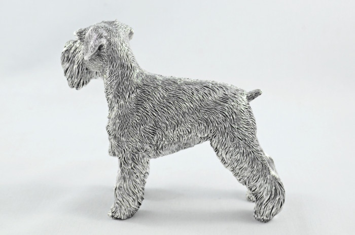 Fantastic Sterling Silver Electroformed Schnauzer Hallmarked 2024 Made In Sheffield England - Image 7