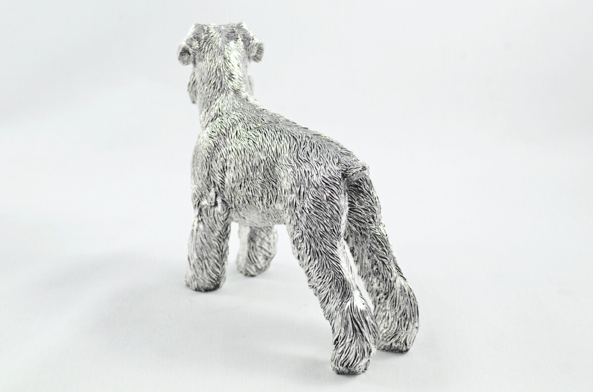 Fantastic Sterling Silver Electroformed Schnauzer Hallmarked 2024 Made In Sheffield England - Image 4