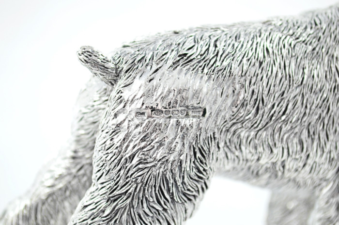 Fantastic Sterling Silver Electroformed Schnauzer Hallmarked 2024 Made In Sheffield England - Image 2