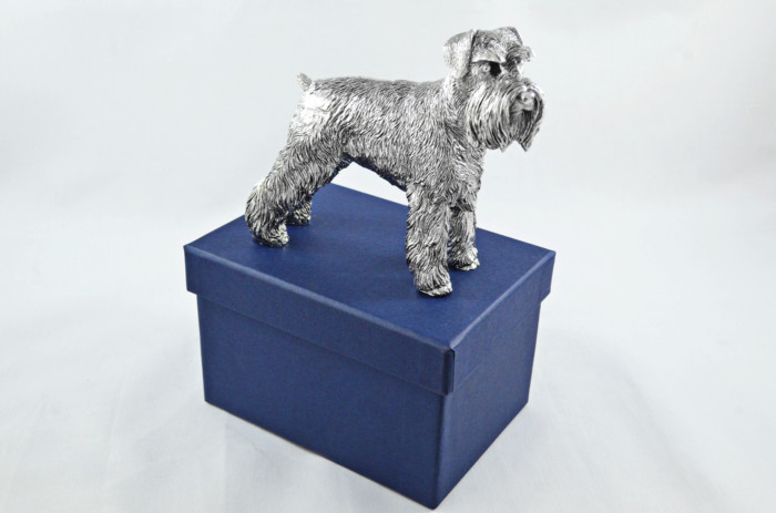 Fantastic Sterling Silver Electroformed Schnauzer Hallmarked 2024 Made In Sheffield England