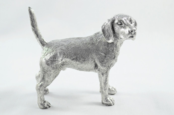 Fantastic Sterling Silver Electroformed Beagle Hallmarked 2024 Made In Sheffield England - Image 6