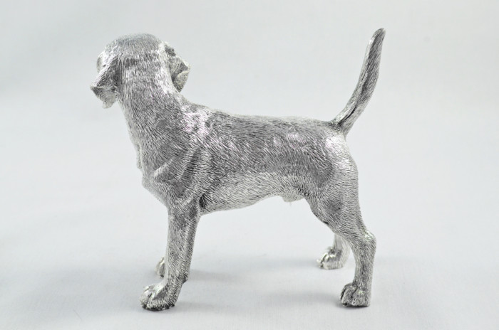 Fantastic Sterling Silver Electroformed Beagle Hallmarked 2024 Made In Sheffield England - Image 5